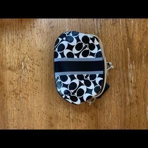 Coach Coin purse - black and white